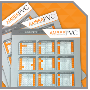 FREE 2017 Amber PVC Calendar